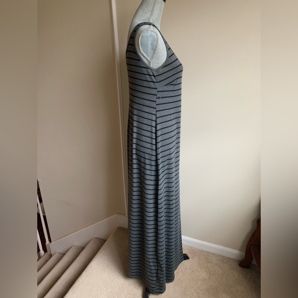 MOTHERHOOD MATERNITY STRIPED MAXI DRESS - Picture 6 of 7